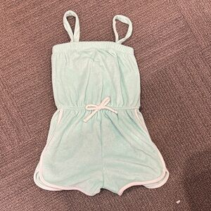 SO Light Green Kids Romper